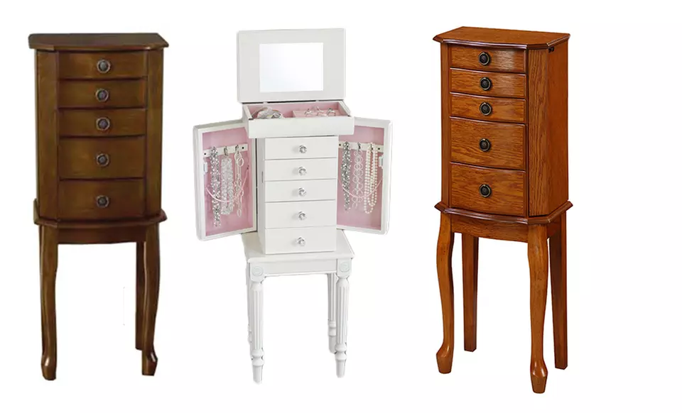 Linon Standing Jewelry Armoire. Multiple Models from $69.99–$74.99. Free Returns. - Primary Image