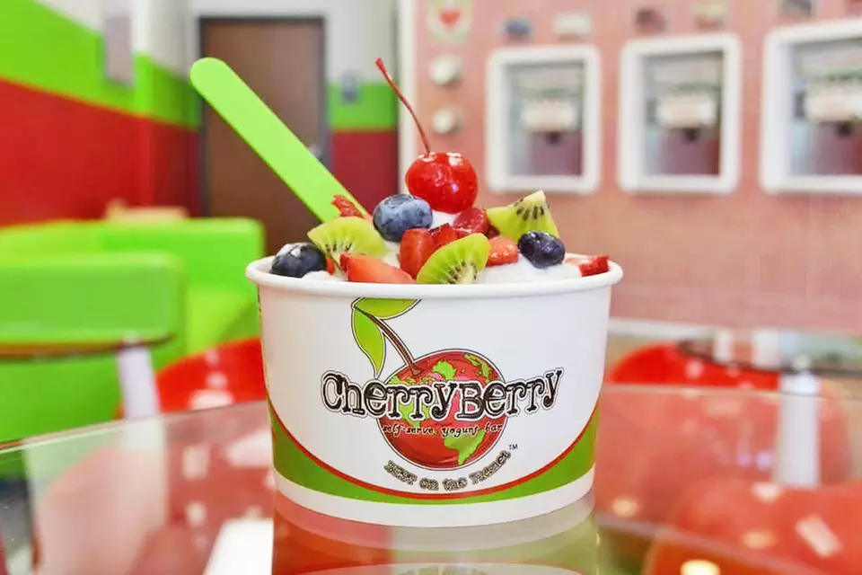 Frozen Yogurt at CherryBerry (40% Off). Four Options Available. - Primary Image