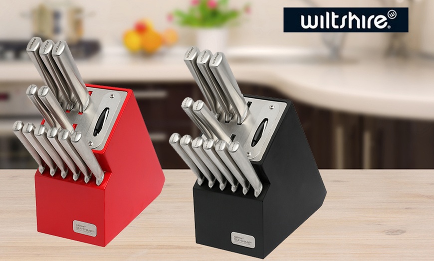 Image 1: 12-Piece Knife Block Set
