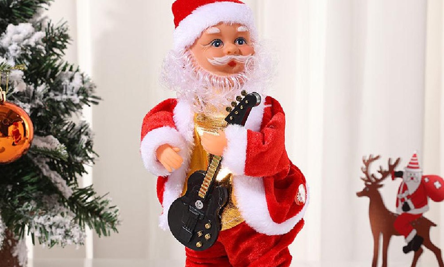 Image 4: Electric Dancing Santa Doll