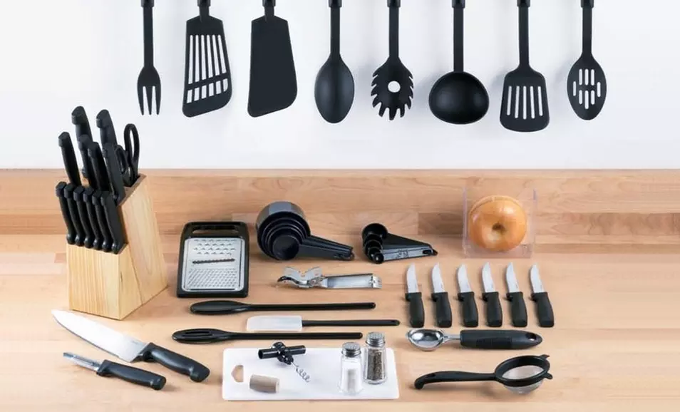 $29.99 for 51-Piece Cutlery & Kitchen Gadget Starter Set ($113.84 List Price). Free Shipping and Returns. - Primary Image