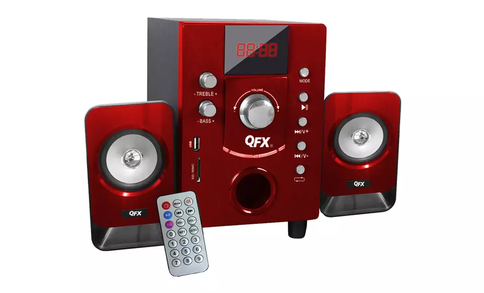 QFX 2.1-Channel NFC Bluetooth Speaker System - Primary Image