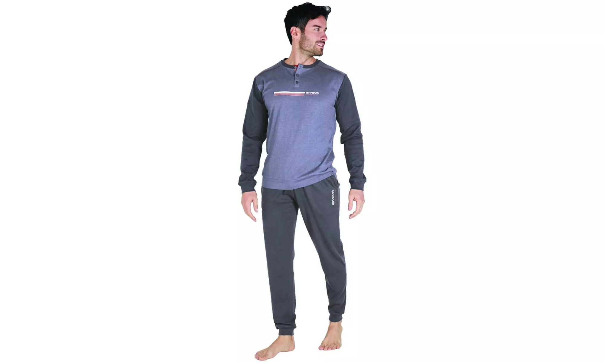Tuta Homewear Givova da uomo in caldo cotone