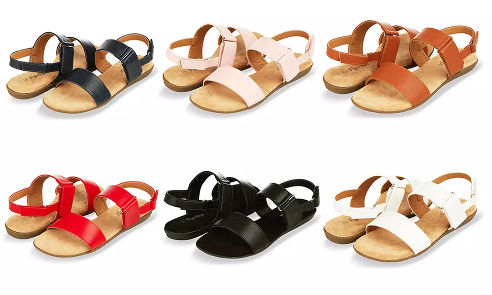 Floopi Women's Summer Adjustable Back Strap Sandal - Primary Image