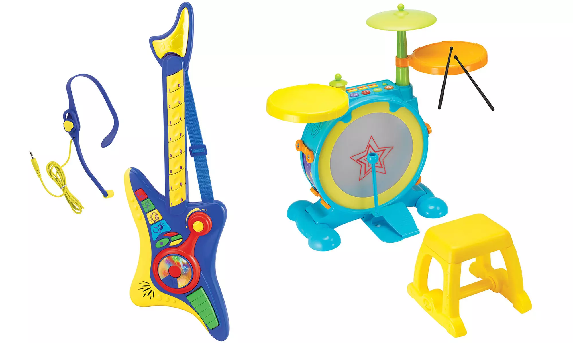 Winfun Toy Drums and Guitars - Primary Image
