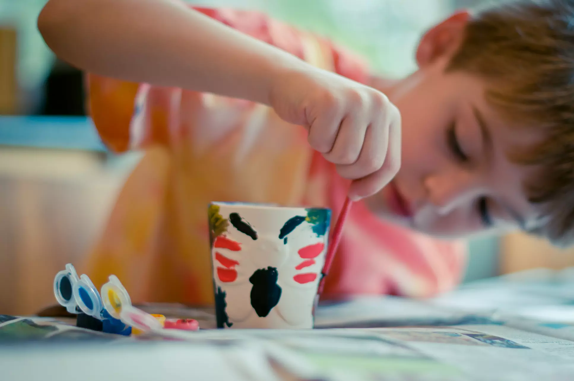 Plaster Craft Painting: Pottery Painting For One to Five Children