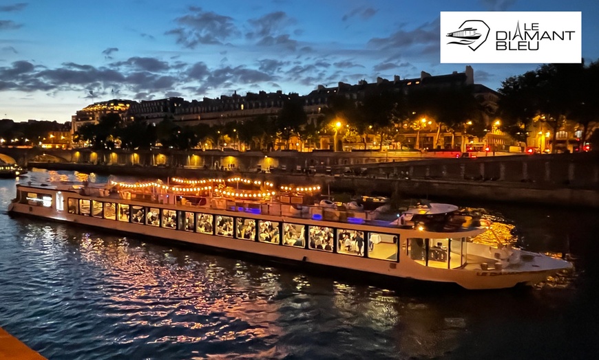 Image 1: Diner-croisière live musical avec Le Diamant Bleu