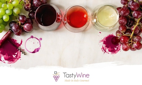 Buono spesa da 20, 40 o 80 € da spendere su più di 300 etichette presenti su Tasty Wine