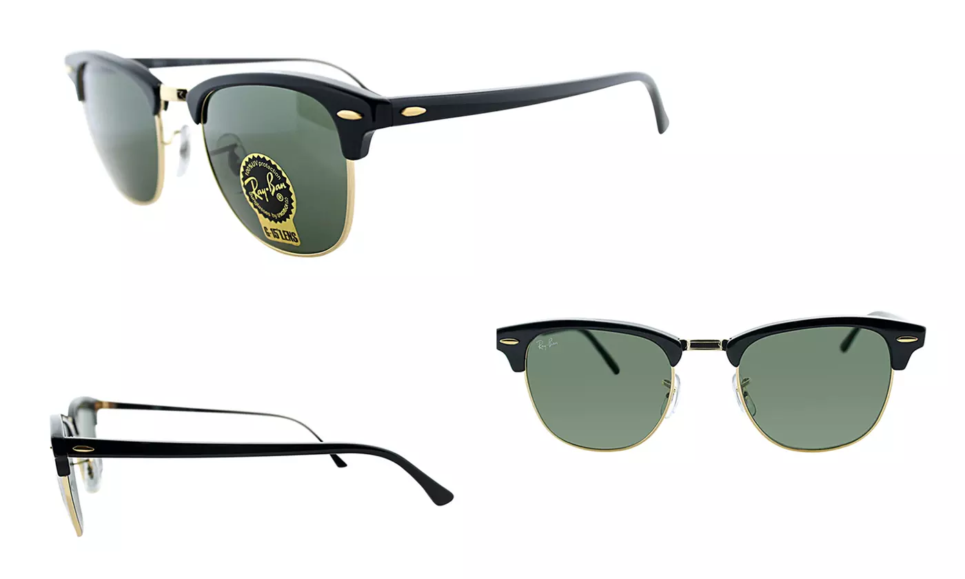 Ray-Ban Clubmaster Unisex Sunglasses - Second Medium