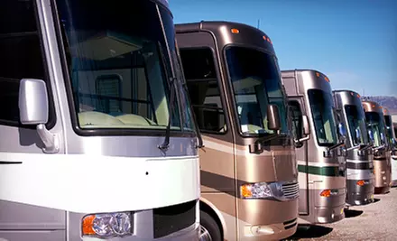 Exterior Hand Wash and Wax for RV or Boat from Crystal Clear Mobile RV Detail Services (Up to 56% Off) - Primary Image