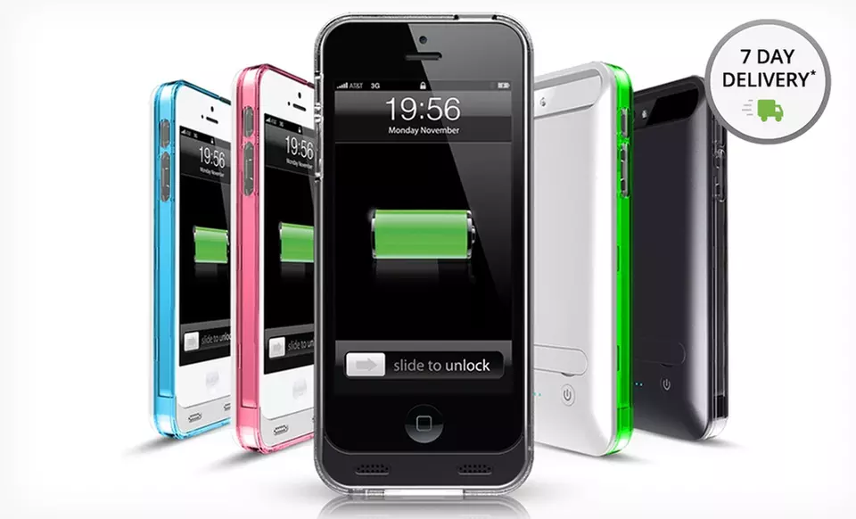 Mota iPhone 5/5s MFI Battery Case. Multiple Colors Available. - Primary Image