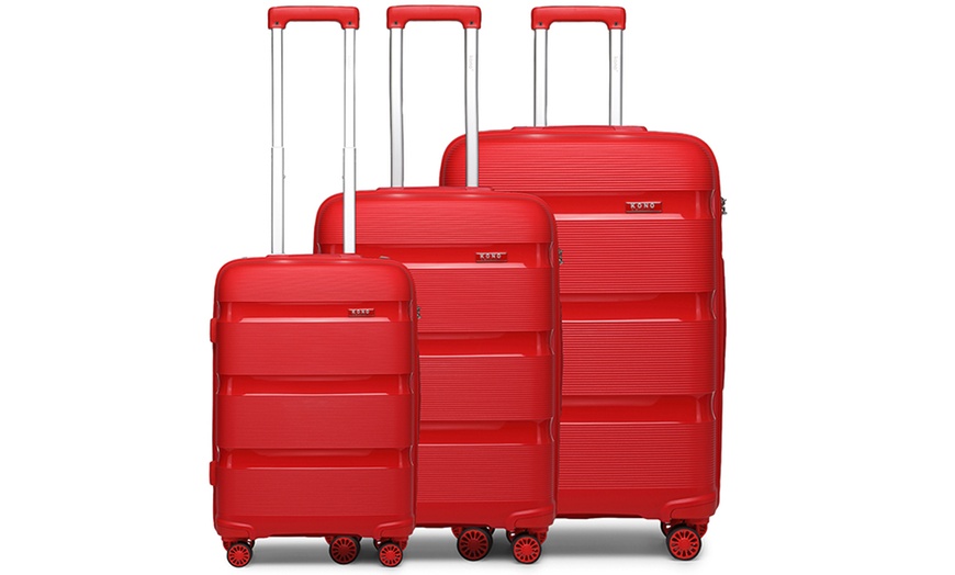 Image 16: Valises Kono avec 4 roulettes pivotantes