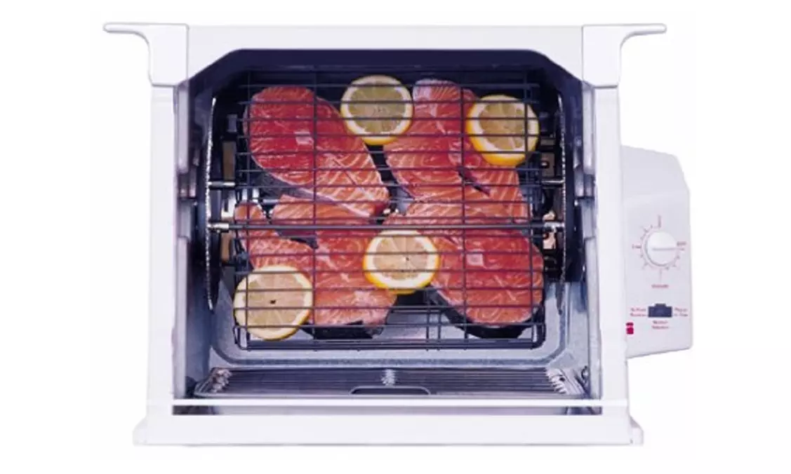 Ronco 4000 Showtime White Rotisserie Oven and Cutlery Bundle - Second Medium