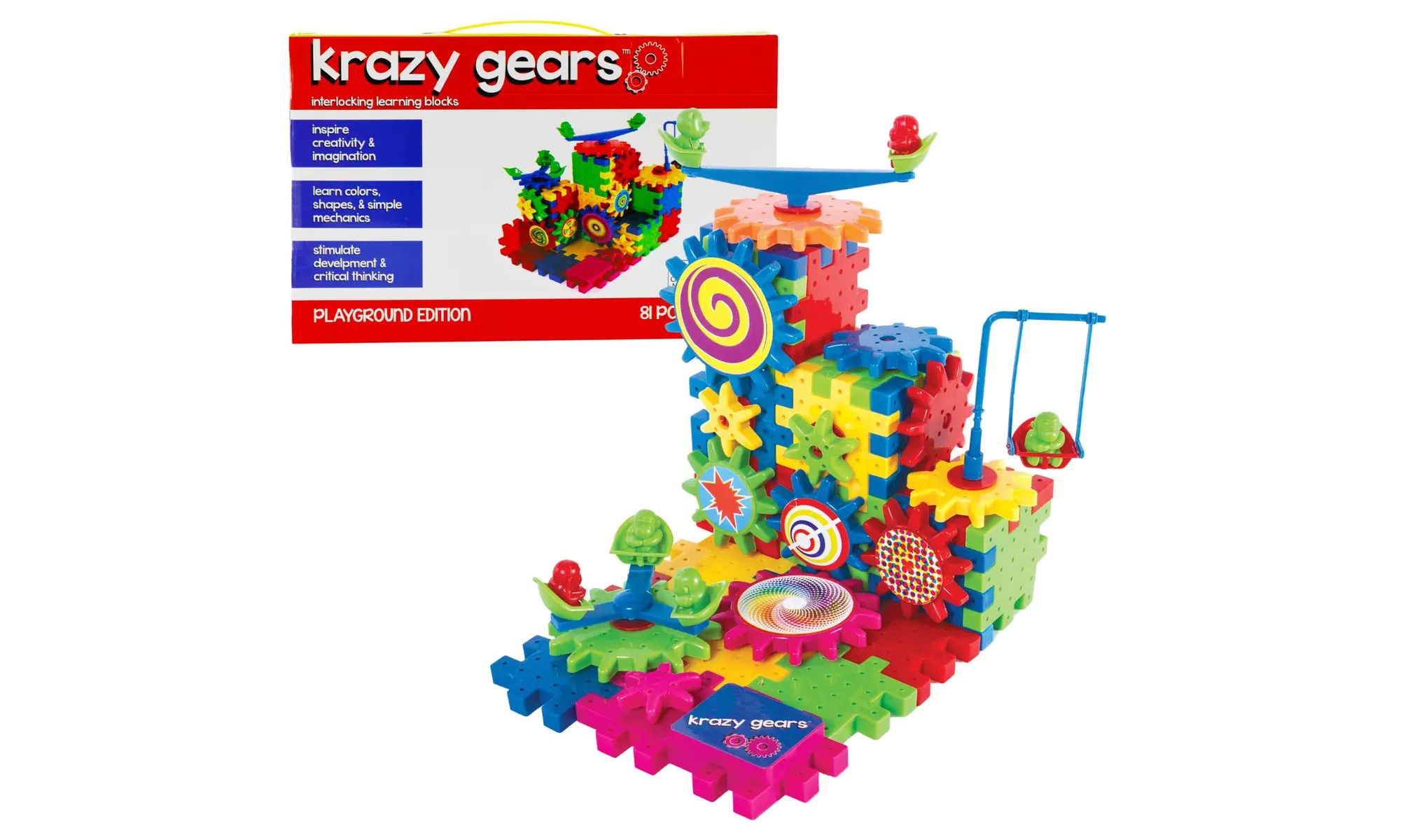 Krazy Gears 81-Piece Kids' Building Set
 - Primary Image