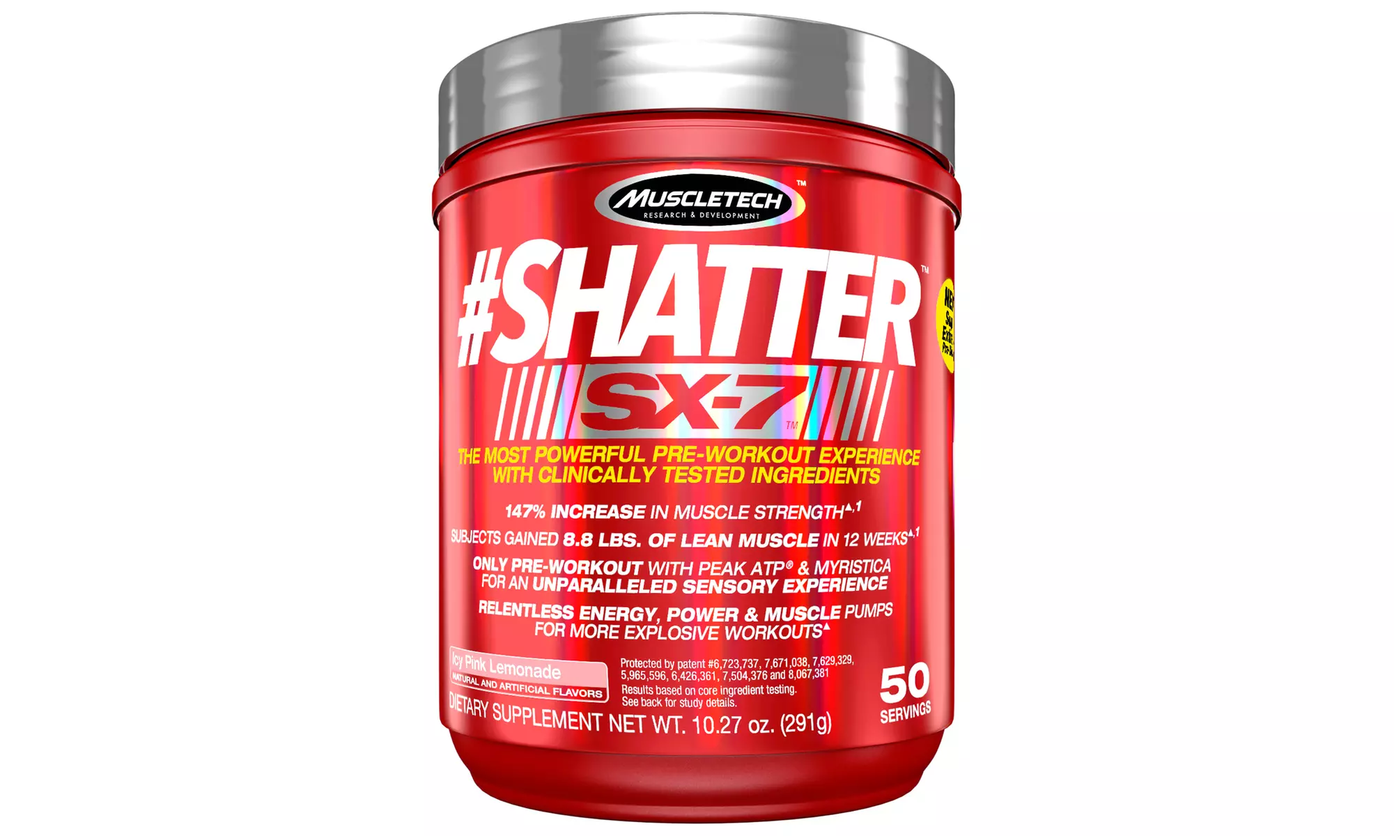 #SHATTER SX-7 Pre-Workout (30 or 50 Servings) - Primary Image
