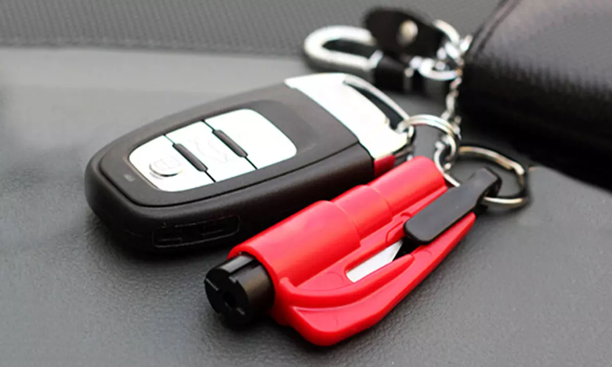 3-in-1 Rettungswerkzeug: Notfallhammer, Gurtschneider und Fenster-Breaker in der Farbe nach Wahl - Primary Image