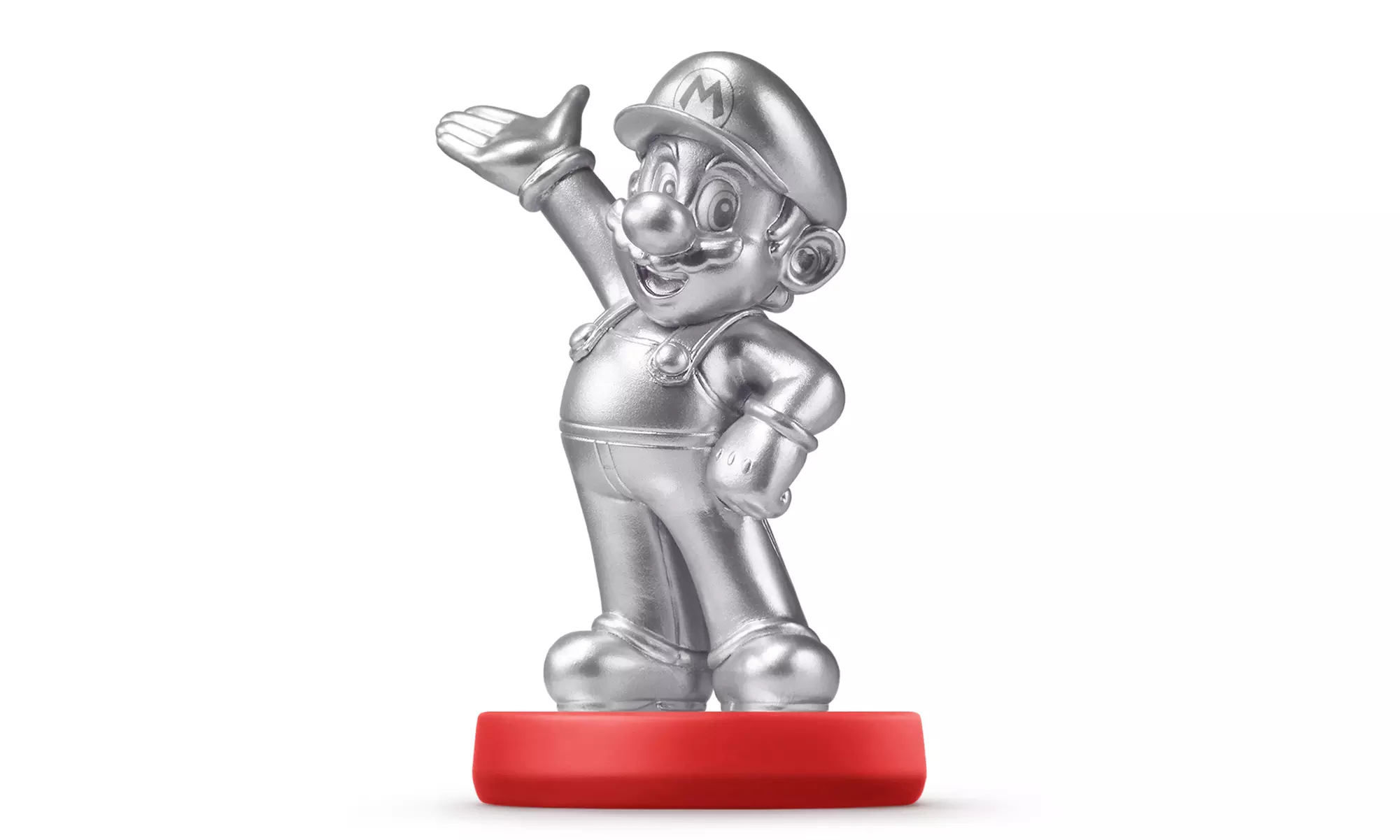 Nintendo Silver Mario amiibo Figure - Primary Image