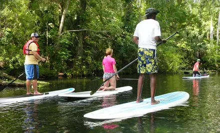 90-Minute Standup-Paddleboard Lesson or Eco Tour for One, Two, or Four at Central Florida Paddleboarding (Up to 54% Off) - Primary Image