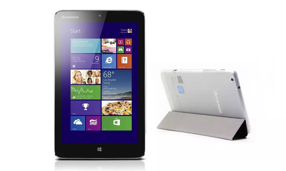 Lenovo Miix 2 8" 32GB Windows Tablet with Case and Optional 16GB or 32GB MicroSD Card (Manufacturer Refurbished) - Primary Image
