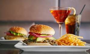 Burger, Chips & Soft Drink for 2