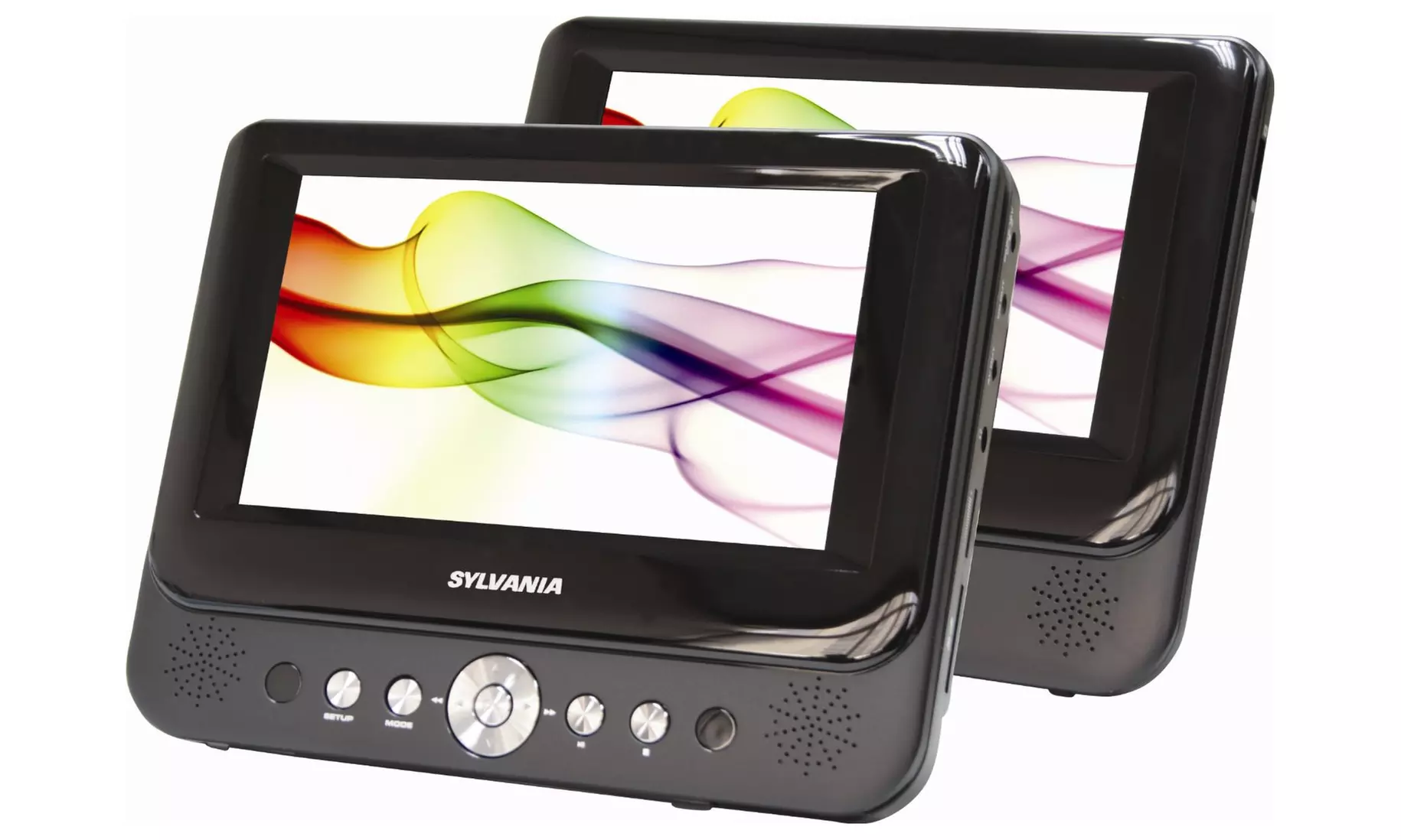 Sylvania 7" Dual Screen Portable DVD Player (Manufacturer Refurbished) - Primary Image