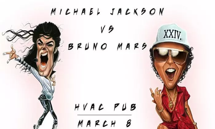 Michael Jackson vs. Bruno Mars – Live Band Tribute on Friday, March 8, at 8 p.m. - Primary Image