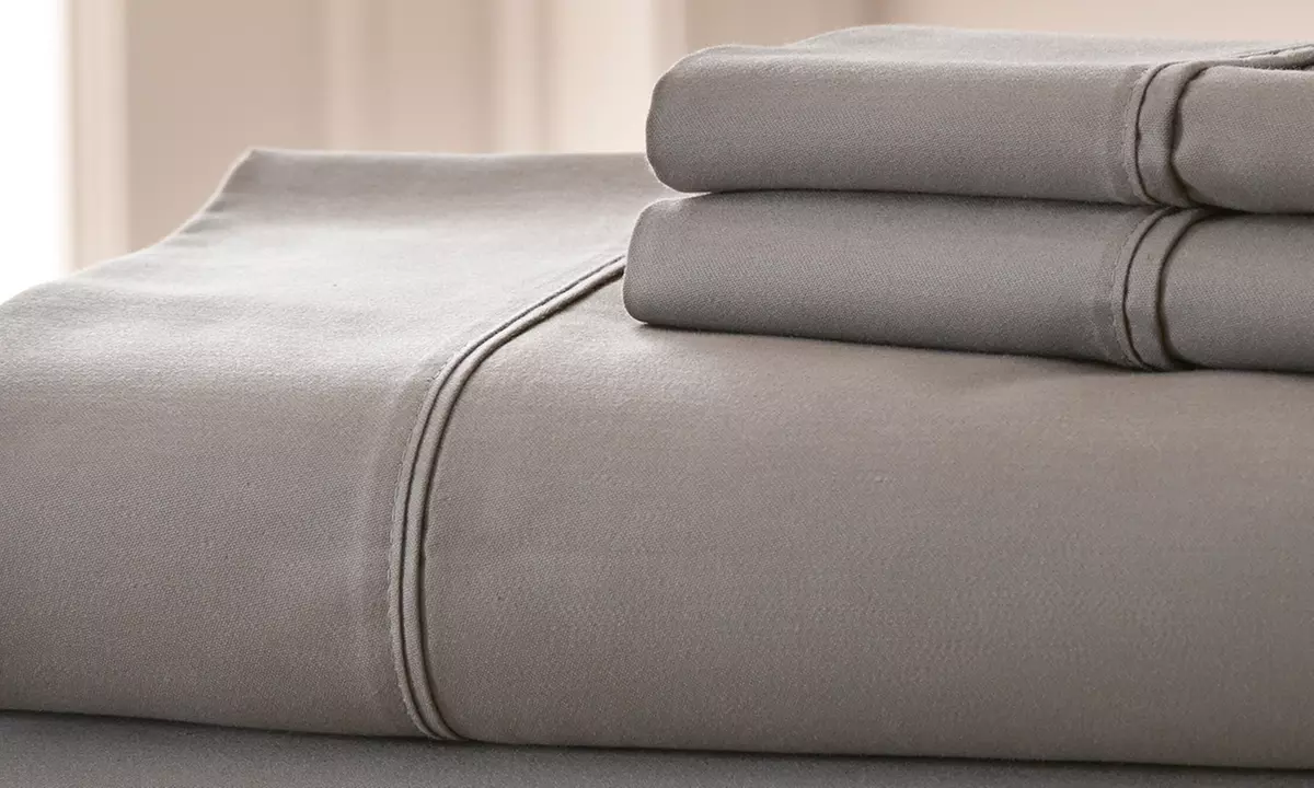 800-TC Hotel New York Cotton-Rich Sheet Set - Primary Image