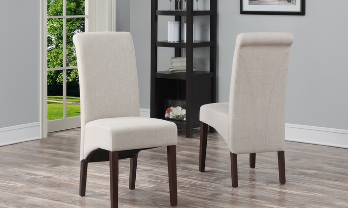 Set Of 2 Parson Chairs Groupon Goods   C700x420 