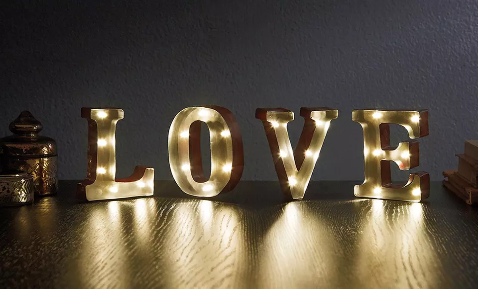 Marquee 4.5" LOVE LED Sign - Primary Image