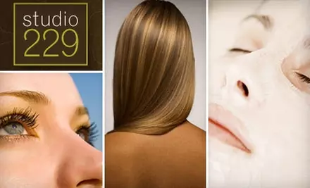 $39 for $85 Toward Choice of Hair Coloring or Facial at Studio 229    - Primary Image