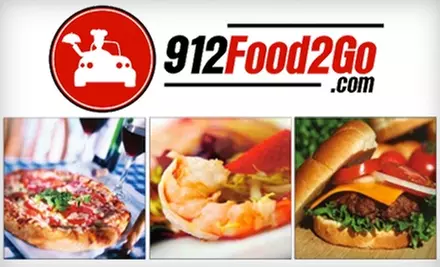 $10 for $20 Worth of Restaurant Meal Delivery Services from 912Food2Go.com - Primary Image