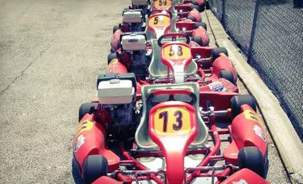 $12 for Two Go-Kart Races at Whiteland Raceway Park ($24 Value) - Primary Image