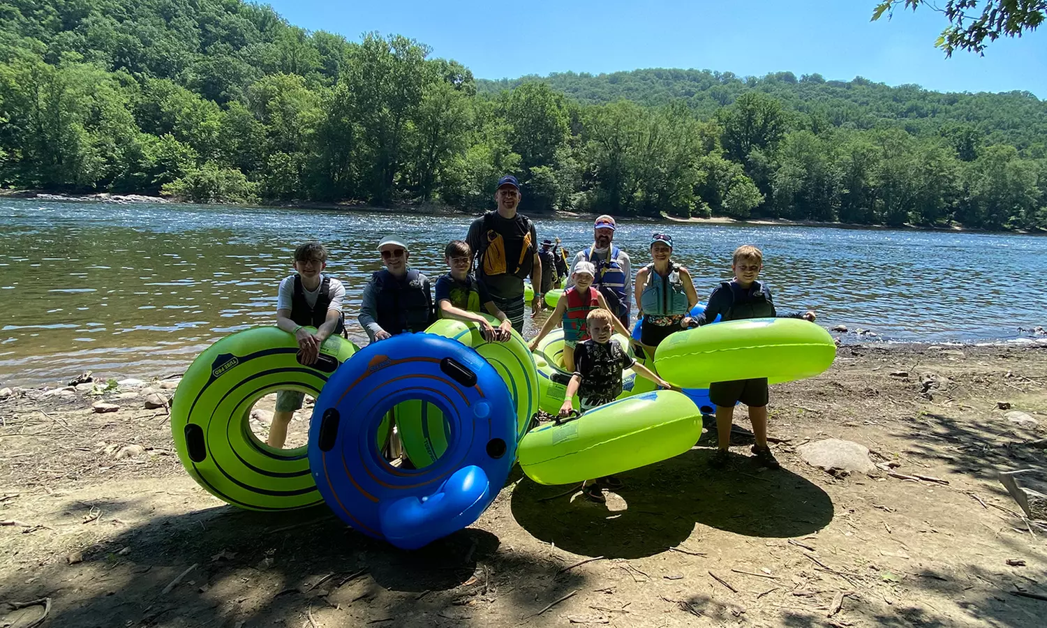 Water Tubing on Weekday or Weekend: Scenic Views on the Delaware River