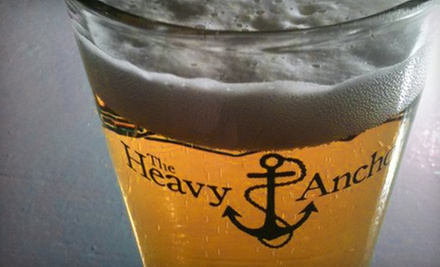 $12 for Two Drinks with Pizza at The Heavy Anchor (Up to $22 Value) - Primary Image