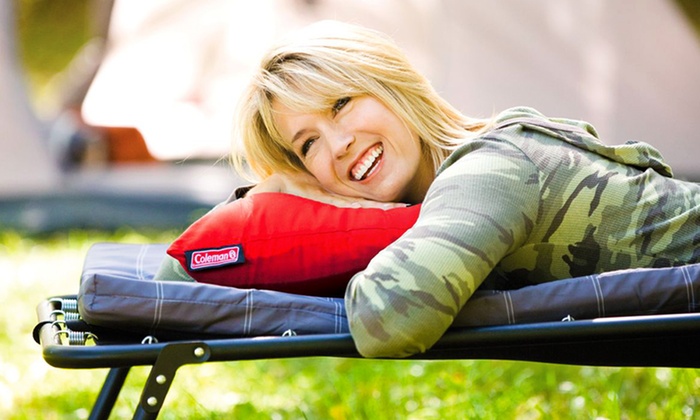 Coleman Fold N Go Camping Pillow Groupon Goods