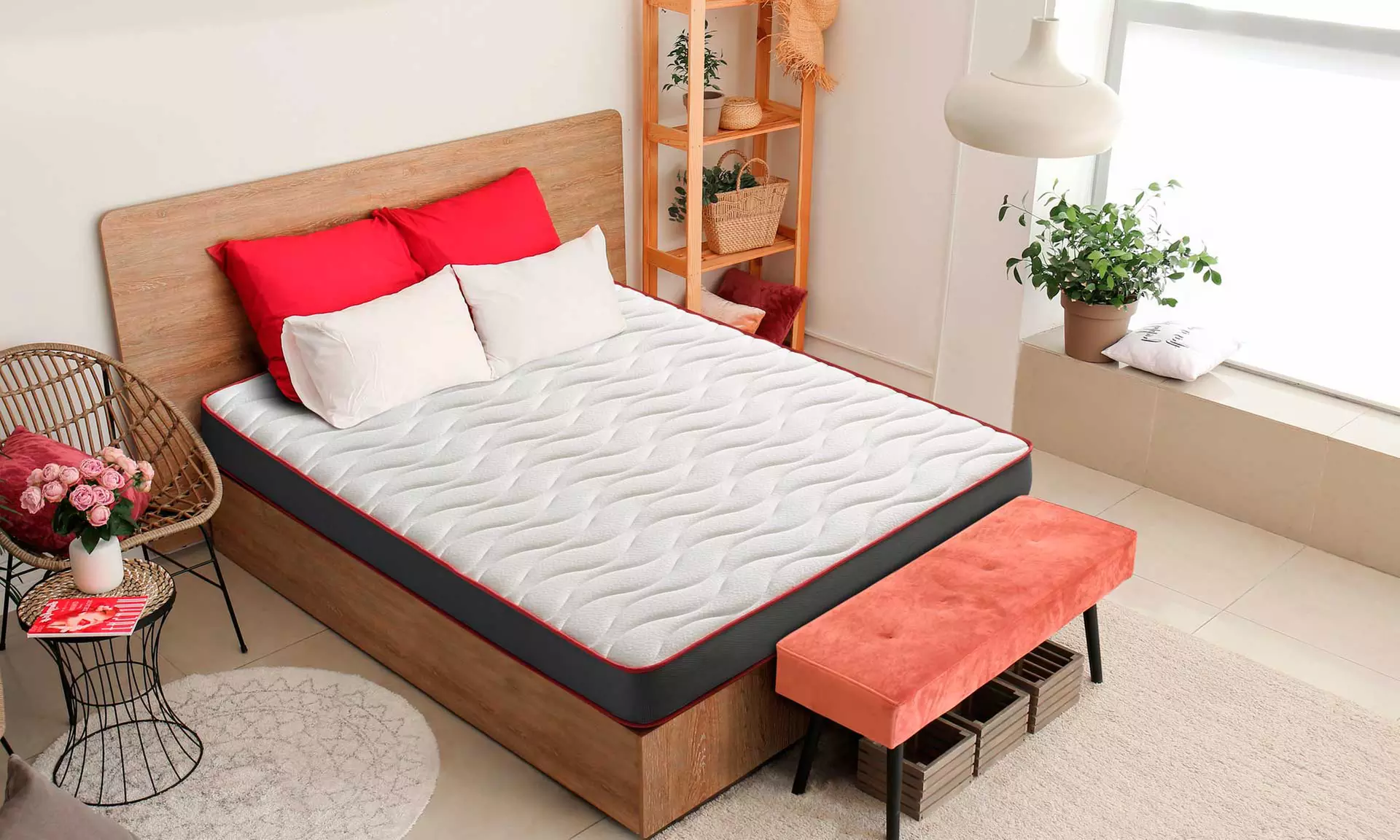 Traagschuimmatras 'Verso' van 18 cm