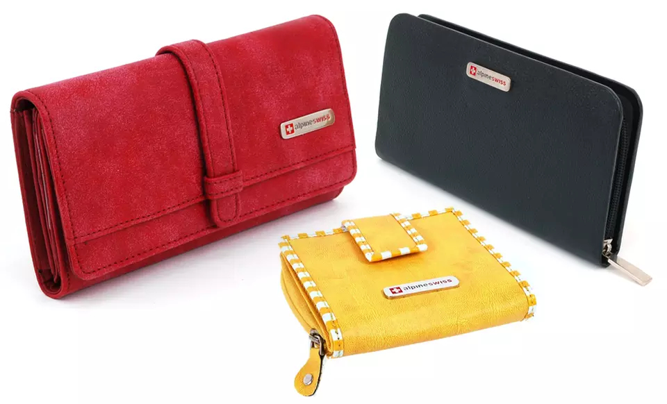 Alpine Swiss Women's Wallets. Multiple Options Available from $9.99–$19.99. Free Returns. - Primary Image