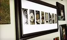 Standard or Deluxe Customized Alphabet Frame from Frame The Alphabet (52% Off) - Primary Image