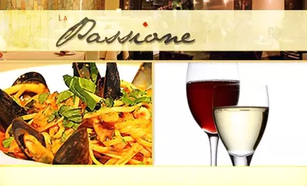 $20 for $40 Worth of Authentic Italian Fare and Drinks at La Passione Italiana - Primary Image