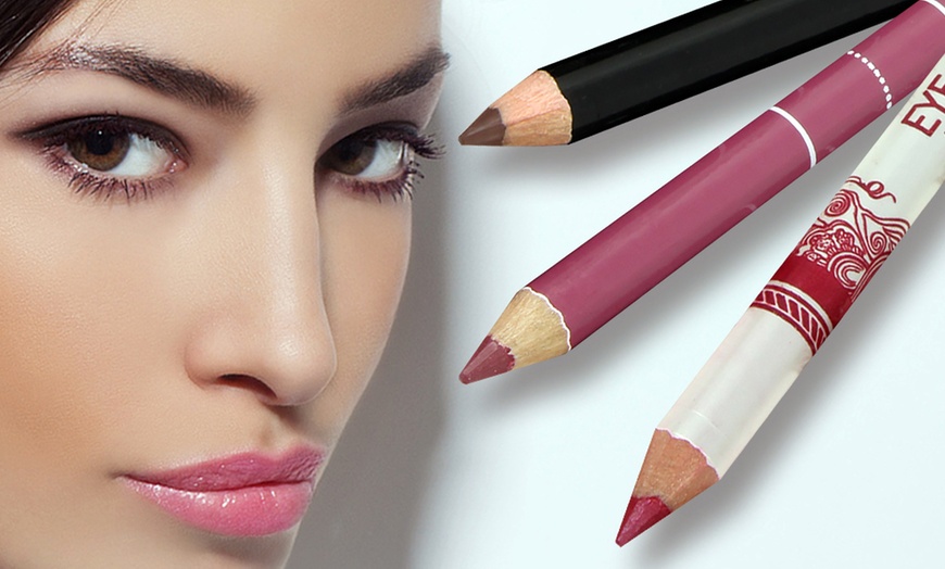 Image 2: 12-Pc Eye and Lip Pencils Sets