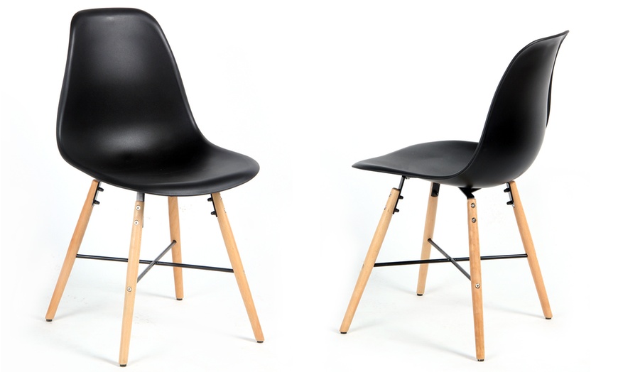 Image 2: Two Skandi Dining Chairs