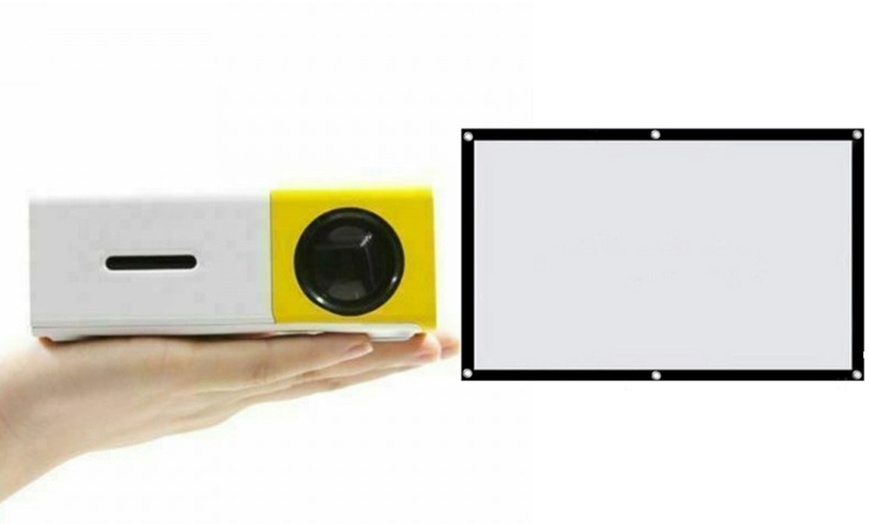 Image 7: YG-300 Mini Portable Projector