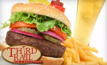 $7 for $15 Worth of Pub Fare and Drinks at Third Rail Bar & Restaurant in Blandon - Primary Image