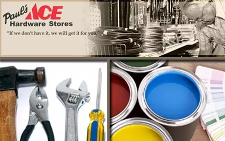 $10 for $20 Worth of Home-Improving Supplies at Paul's Ace Hardware Stores - Primary Image