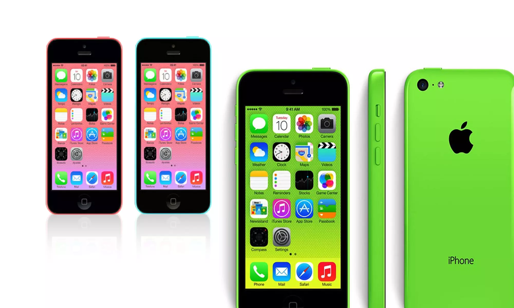 Apple iPhone 5c 8GB (GSM Unlocked) (Refurbished) - Primary Image