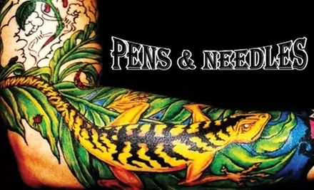$45 for $100 Worth of Tattoo Services from Pens & Needles Custom Tattoo Company - Primary Image