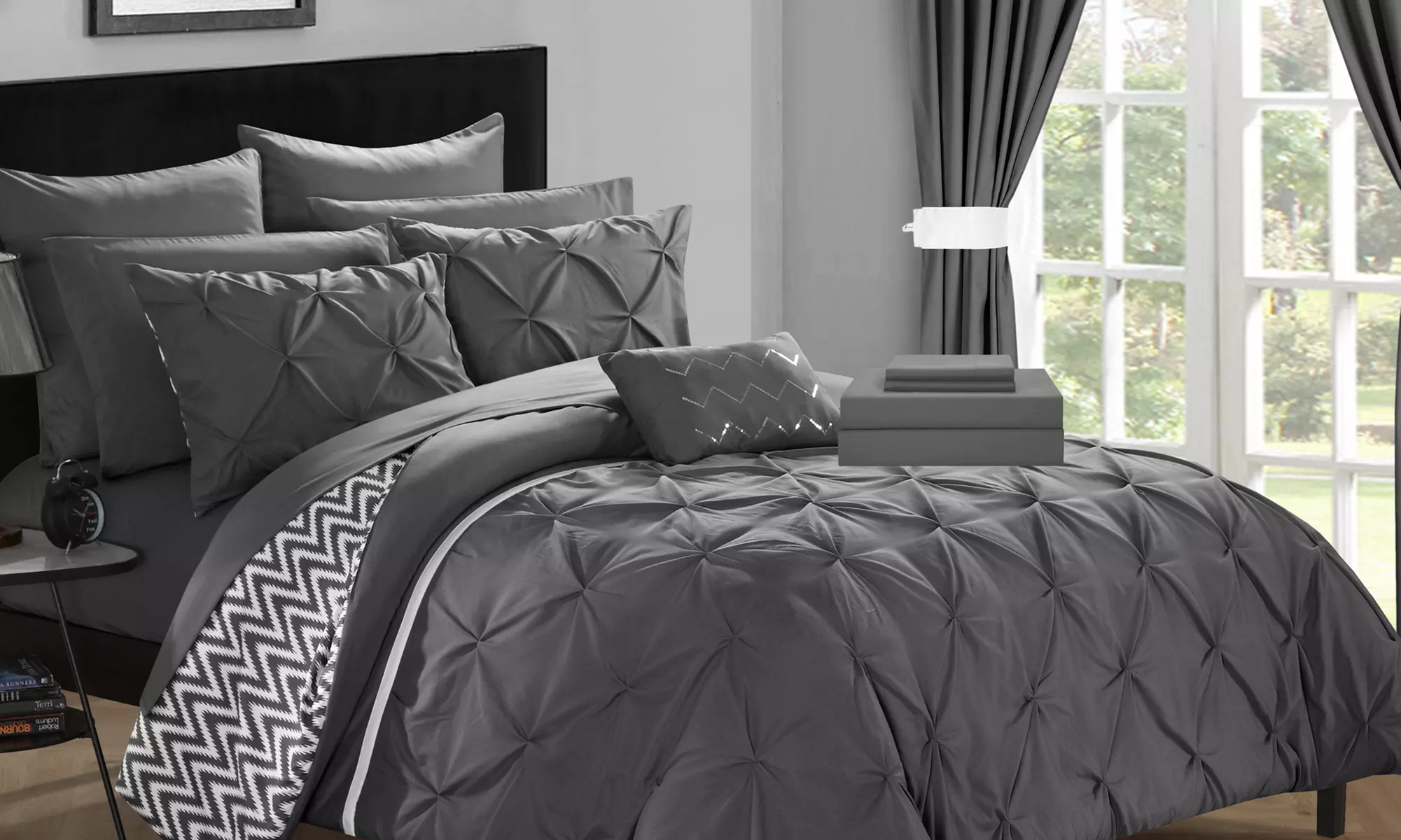 Knoxville Reversible Comforter Complete Bed in a Bag Set with Sheets (20-Piece) - Primary Image