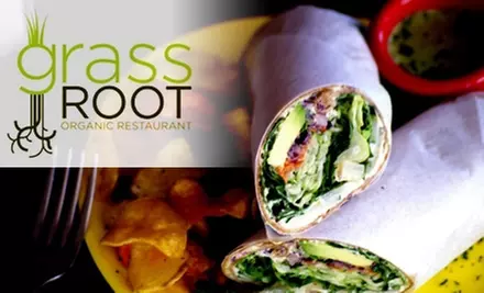$10 for $20 Worth of Raw Eats and Vegan Treats at Grass Root Organic Restaurant - Primary Image