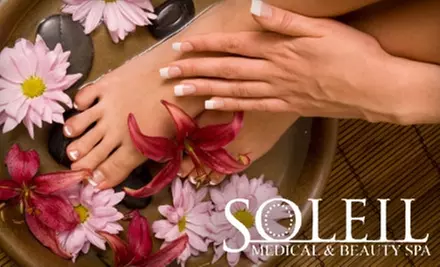 $35 for Spa Mani-Pedi at Soleil Medical & Beauty Spa ($70 Value) - Primary Image