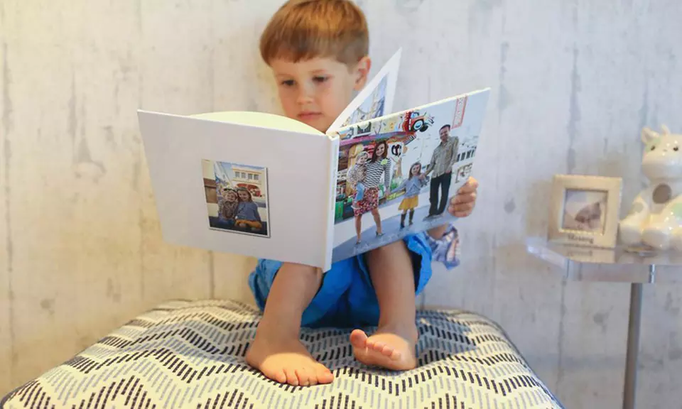 Custom 11"x9" Hardcover Photo Book with 20 Pages from Picaboo (73% Off) - Second Medium